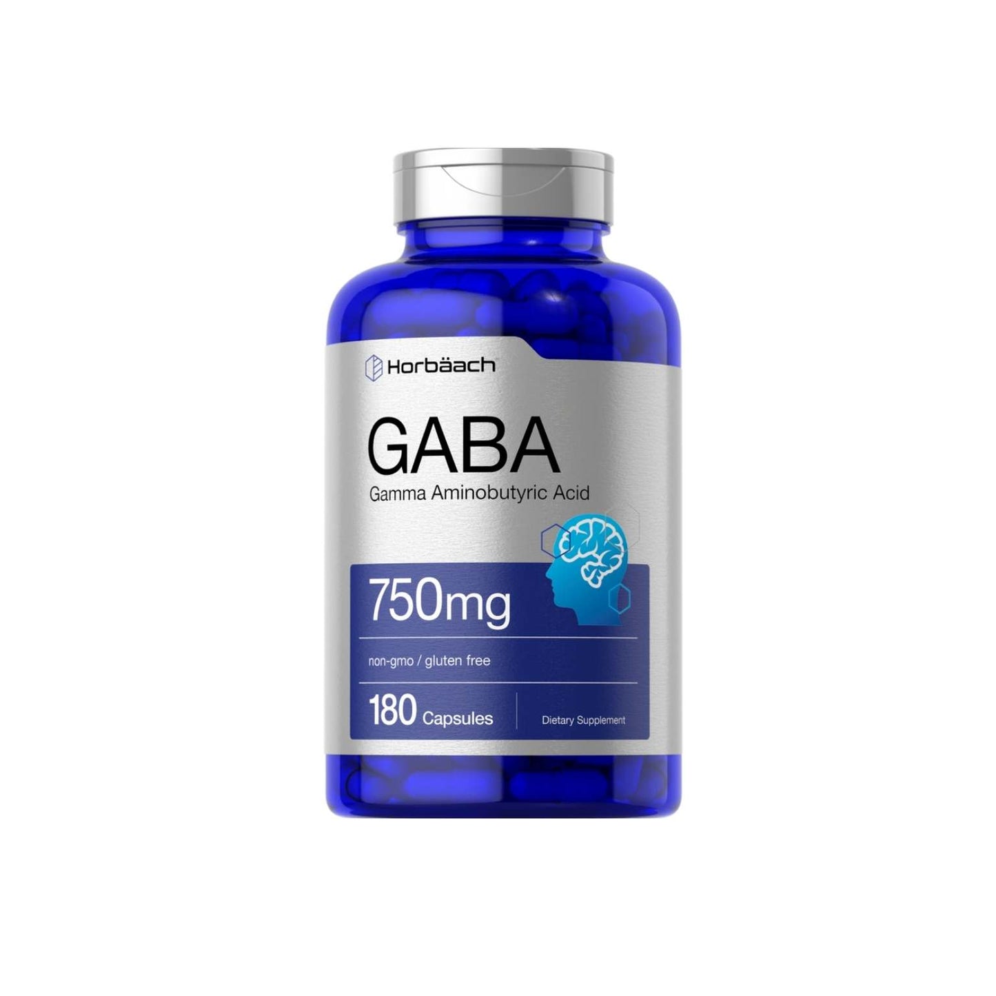 GABA (Gamma Aminobutyric Acid) 750mg | 180 viên Horbaach